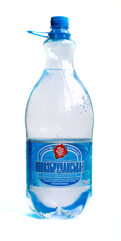 Вода мінеральна НОВОЗБРУЧАНСЬКА-1, сильногазована, 2,0 л.